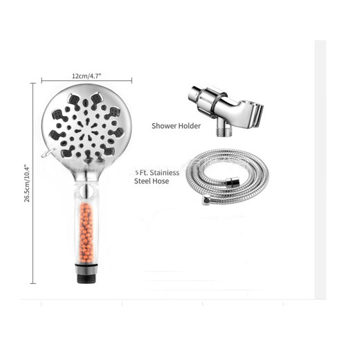 Norbi Filtered Shower Head, 9 Spray Modes High Pressure Shower Head